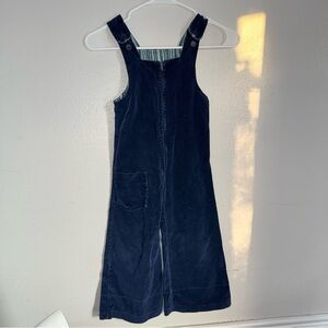 Vtg unique togs blue corduroy girls jumpsuit